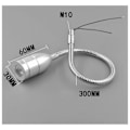 Miniatyrbillede 4 af 5: 3WAC 12V 24V LED Værktøjslampe Fleksibel 30cm LED Værkstedslampe Sølv til CNC Maskine Reparation Svejsning