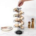 Miniatyrbillede 4 af 5: Æggeholder - Fritstående æggeopbevaring til køkkenet, kan rumme op til roterbar. Æg skridsikker base A