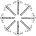 Miniatyrbilde 3 av 5: 8 stk T-sporadapter T-sporbolter Takboksbil T-mutter T-spor Sykkeldeler for takstativer og rekkverk