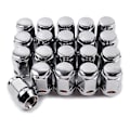 Pikkukuva 1 / 5: 20 kpl 14X1.5 Pyöränmutterit - 19 mm pyöränmutteri 35 mm korkea 19 mm kuusiokanta kromiset pyöränmutterit, malleihin 1999-2021 Chev