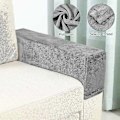 Miniatyrbillede 3 af 4: 2 stk. Universal Sofa Armlænsbetræk Elastisk Armlænsbeskytter (grå)