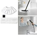 Miniatyrbilde 3 av 5: Reserve Steam Mop Klut for Karcher Easyfix SC2 SC3 SC4 SC5 Dampvasker Mikrofiber Gulvkluter