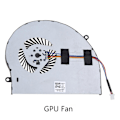 Pikkukuva 5 / 5: CPU- ja GPU-jäähdytin DELL Alienware 17 R4 R5 P31E ALW17:lle - Jäähdytystuuletin 5V 0.4A