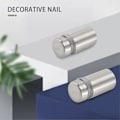 Miniatyrbillede 2 af 5: 30 Stykker 12 X 22mm Rustfrit Stål Afstandsstykke Glas Holder Skilt Montering -Z