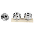 Miniatyrbillede 2 af 3: 32 mm DIY Udskiftelig Dyseform i Aluminiumlegering til Knapmaskine Badge Maskine YEMAA
