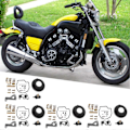 Pikkukuva 4 / 5: Kaasuttimen korjaussarja Moottoripyörän kaasuttimen kunnostus ja vaihto Yamaha Vmax VMAX 1200 19852007