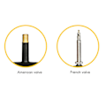 Miniatyrbillede 4 af 5: CST Cykelslanger 16 Tommer 1-3/8 349 Schrader Presta Ventil Til 3sixty Dahon Foldbar Cykel Indertube 60m