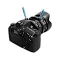 Miniatyrbillede 5 af 5: Til SLR DSLR kamera tilbehør justerbar gummi follow focus gear ring bælte med aluminiumslegering greb til DSLR videokamera Banmo