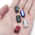 Miniatyrbillede 5 af 5: 8 stk. Dækventilhætter | Aluminium Dækstøvhætter | Universal Dækventil Udskiftning til Biler Cykler Motorcykler | Blå