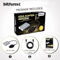 Pikkukuva 2 / 4: Bitfunx HDMI-sovitin Nintendo Wii NTSC PAL -retropelekonsoleille HD-kaapeli Plug and Play