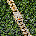 Miniatyrbillede 4 af 5: Butterfly Cuban Armbånd 8 tommer Miami Cuban Link Armbånd Micro Pave Iced Out Bling Butterfly