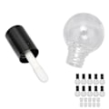 Miniatyrbilde 1 av 5: Tomme Lipgloss-tuber 5ml Søt Kule Type Plast Gjenfyllbare Beholdere 10 stk DIY Flasker
