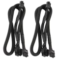 Miniatyrbilde 1 av 5: 2x 8-pin til dobbel 8-pin 6-pin PCIe VGA strømforsyningskabel for Supernova G2 G3 G5 P2 T2 Gs G+ 650 750