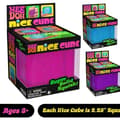 Schylling Needoh Nice Cube Sensorisk Leketøy - Stresslindrende Kube (Rosa)