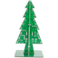 Miniatyrbillede 1 af 5: EEQKIT DIY Juletræer Loddeprojekt, 3D Juletræer LED Kits DIY Elektronisk Kit Loddemontage 7 Farver Sjov Kit