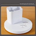 Miniatyrbillede 5 af 5: LED Bordlampe, 3 Farvetemperatur Øjenbeskyttelse Skrivebordslampe med Penholder Funktion, Touch Kontrol Lysstyrke Opladning Lærings Skrivebordslampe, Børn D