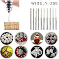 Miniatyrbillede 5 af 5: Twist Bor Set - 10 stk 0,6 mm-2,2 mm Mini Bor 2,35 Hss Mini Gravering Bor Bits Hul Dri