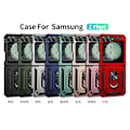 Pikkukuva 1 / 2: Sopii SAM Z Flip 6 Sergeant ylös ja alas taittuvalle matkapuhelimen kotelolle Samsung magneettinen telineen putoamisenestokansi red
