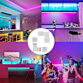 Miniatyrbilde 3 av 5: L-formet hurtigkobling [12 stk] for LED-stripelyskobling