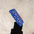 Miniatyrbillede 3 af 4: Sød Sort Glad Smil Graffiti Sideprint Telefon Cover Til Apple Iphone 12 Pro Max Etui Til Kvinder Slank Blød Etui Til Iphone 12promax Blå