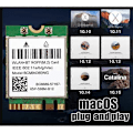 Miniatyrbillede 4 af 5: Dual Band 1200Mbps BCM94360NG WiFi Kort til MacOS Hackintosh 802.11Ac Bluetooth 4.0 Trådløs Adapter