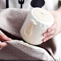 Miniatyrbild 3 av 3: Müsli-mugg för att ta med, yoghurt-mugg för att ta med med sked, praktisk müsli-mugg 2 stycken, to go-mugg, lämplig för frys, mikrovågsugn och diskmaskin, Nordic Green