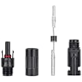 Miniatyrbillede 2 af 5: 5 stk. PV solpanelstik han/hun 30a Indbygget diode Inline sikring Solcelleledningsstik Vandtæt Anti-tilbagestrømning