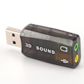 Pikkukuva 1 / 5: 3D USB -äänikortti USB Audio 5.1 Ulkoinen USB -äänikortti Audioadapteri Mikrofoni Kaiutin Audio Interface Kannettavalle Tietokoneelle Mini Data