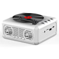 Miniatyrbild 2 av 5: Retro Högtalare Bärbar Bluetooth Högtalare Subwoofer Ljudlåda För Kontor Utomhus Hemspelare Vit