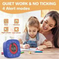 Miniatyrbild 4 av 5: Visuell Timer För Barn, Digital Timer Med 60-minuters Nedräkning, Tyst Timer För Skrivbordstimerklocka För