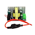 Miniatyrbild 3 av 5: Ljudmodul Enstaka DC 12V till 18V Subwoofer Bil Ljudmodifiering Förstärkare Isolering Boost Dubbel Strömmodul
