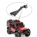 Pikkukuva 4 / 5: Musta kumisukellusputki 1/10 RC-maastokiipeilyautolle Traxxas TRX-4 Defender TRX4 T4 -varusteet