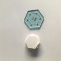Miniatyrbillede 4 af 5: 300 Stykker Papir Patchwork Former Akryl Quilt Skabelon Quilting Patchwork Patchwork Håndværk Syning