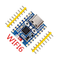 Miniatyrbilde 2 av 5: ESP32 Utviklingskort ESP32-C6 Mini Utviklingskort Basert på ESP32-C6FH4 Doble Prosessorer 2.4GHz