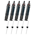 Miniatyrbillede 1 af 5: 5 stk. PV solpanelstik han/hun 30a Indbygget diode Inline sikring Solcelleledningsstik Vandtæt Anti-tilbagestrømning