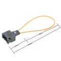 Miniatyrbilde 3 av 5: Mest Fiber Optic Loop Bypass Hann- og Hunn-adaptersett for -