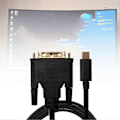Pikkukuva 2 / 4: 1,8 m Kannettava 4K High-Definition Type-C - DVI-sovitinkaapeli tietokoneelle