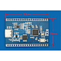 Pikkukuva 3 / 5: RP2040-kehityskortti, 32Mbit Flash, RP2040 Dual-Core -prosessori, Micropyth-kehityskortit