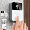 Miniatyrbillede 1 af 5: Smart Home Video Intercom, Smart Trådløs Fjernbetjent Video Dørklokke, High-definition Nattesyn Wifi Opladning Tyverisikring Dørklokke, Tovejs