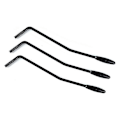 Miniatyrbilde 3 av 5: 3 stk 6mm Tråd Tremolo Arm Whammy Bar for Fender Stratocaster Elektrisk Gitar Tremolo System, B
