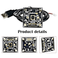Miniatyrbild 2 av 5: Autofokus Kameramodul 8MP CMOS IMX179 Sensor HD 4K 3264 X 2448 Mjpeg Mini USB2.0 Webbkamera Kort för