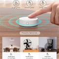 Miniatyrbillede 5 af 5: SNZB-01P Zigbee Trådløs Kontakt Smart Scene 2-vejs Kontrol Hvidevarer Via til Smart Home Works
