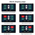Miniatyrbild 3 av 5: Android TPMS med 4 Sensorer Larm System USB Android Bil TPMS Trådlös Överföring Däckövervakning