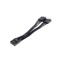 Miniatyrbild 3 av 5: 2 st dator moderkort USB förlängningskabel 9 stift 1 hona till 2 hane Y splitter ljud HD förlängning