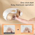 Miniatyrbild 5 av 5: Elektrisk nagelklippare för vuxna - Nageltrimmer Nagelpolerare 2 i 1, 2 i 1