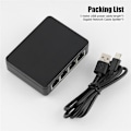 Miniatyrbillede 3 af 5: Ethernet Splitter Adapter til PC Laptop Netværk RJ45 Kabel LAN Netværk Internet 1 til 4 Veje 1000Mbp