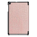 Miniatyrbild 2 av 5: XYC För Samsung Galaxy Tab A 10.1 (2019) SM-T510 Gylint Tab A 10.1 (2019) Fodral, Tri-Fold Stativ Smalt och Lätt Fodral; SM-T515 Roséguld