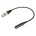 Pikkukuva 1 / 5: 6,5 mm 1/4 tuuman naaras XLR-naaras -adapterikaapeli Balansoitu mikrofonikaapeli Neljännestuumainen TS - XLR 3-nastainen liitäntäkaapeli 30 cm