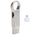 Miniatyrbillede 1 af 5: 3-i-1 U Disk Nøglering Micro Flash Drive OTG 256GB Datalagring Egnet til Android Telefon