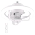 Miniatyrbilde 4 av 5: 360° Roterende Takvifte Lys E27 Intelligent Vifte med Fjernkontroll LED Viftelys for Stue Soverom Topp 50W